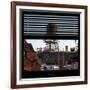 View from the Window - NYC Water Tank-Philippe Hugonnard-Framed Photographic Print