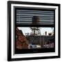 View from the Window - NYC Water Tank-Philippe Hugonnard-Framed Photographic Print