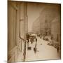 View from the Window of Mucha's Apartment, near Amalienstrasse, Munich, 1886 (Gelatin Silver Print)-Alphonse Marie Mucha-Mounted Giclee Print