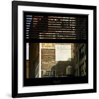 View from the Window - Old Facade - NYC-Philippe Hugonnard-Framed Photographic Print