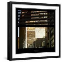 View from the Window - Old Facade - NYC-Philippe Hugonnard-Framed Photographic Print