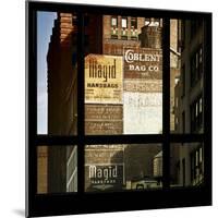 View from the Window - Old Facade - NYC-Philippe Hugonnard-Mounted Photographic Print