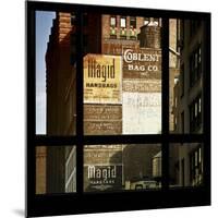 View from the Window - Old Facade - NYC-Philippe Hugonnard-Mounted Photographic Print