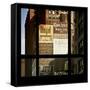 View from the Window - Old Facade - NYC-Philippe Hugonnard-Framed Stretched Canvas