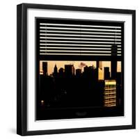 View from the Window - One World Trade Center at Sunset-Philippe Hugonnard-Framed Photographic Print