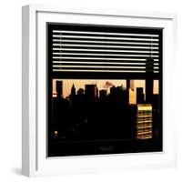 View from the Window - One World Trade Center at Sunset-Philippe Hugonnard-Framed Photographic Print