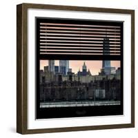 View from the Window - One World Trade Center at Sunset-Philippe Hugonnard-Framed Photographic Print