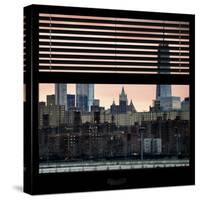 View from the Window - One World Trade Center at Sunset-Philippe Hugonnard-Stretched Canvas