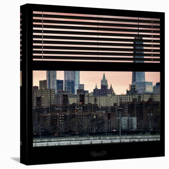 View from the Window - One World Trade Center at Sunset-Philippe Hugonnard-Stretched Canvas