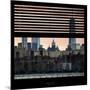 View from the Window - One World Trade Center at Sunset-Philippe Hugonnard-Mounted Photographic Print