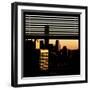 View from the Window - One World Trade Center at Sunset-Philippe Hugonnard-Framed Photographic Print