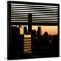 View from the Window - One World Trade Center at Sunset-Philippe Hugonnard-Stretched Canvas