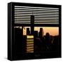 View from the Window - One World Trade Center at Sunset-Philippe Hugonnard-Framed Stretched Canvas