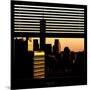 View from the Window - One World Trade Center at Sunset-Philippe Hugonnard-Mounted Photographic Print