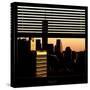 View from the Window - One World Trade Center at Sunset-Philippe Hugonnard-Stretched Canvas