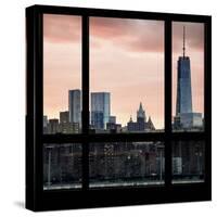 View from the Window - One World Trade Center at Sunset-Philippe Hugonnard-Stretched Canvas