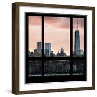 View from the Window - One World Trade Center at Sunset-Philippe Hugonnard-Framed Photographic Print