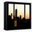 View from the Window - One World Trade Center at Sunset-Philippe Hugonnard-Framed Stretched Canvas