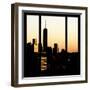 View from the Window - One World Trade Center at Sunset-Philippe Hugonnard-Framed Photographic Print