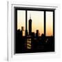 View from the Window - One World Trade Center at Sunset-Philippe Hugonnard-Framed Photographic Print