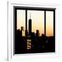 View from the Window - One World Trade Center at Sunset-Philippe Hugonnard-Framed Photographic Print