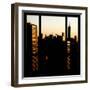 View from the Window - One World Trade Center at Sunset-Philippe Hugonnard-Framed Photographic Print