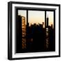 View from the Window - One World Trade Center at Sunset-Philippe Hugonnard-Framed Photographic Print