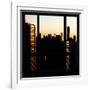 View from the Window - One World Trade Center at Sunset-Philippe Hugonnard-Framed Photographic Print