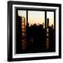 View from the Window - One World Trade Center at Sunset-Philippe Hugonnard-Framed Photographic Print