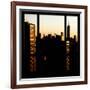 View from the Window - One World Trade Center at Sunset-Philippe Hugonnard-Framed Photographic Print