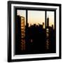 View from the Window - One World Trade Center at Sunset-Philippe Hugonnard-Framed Photographic Print