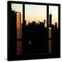 View from the Window - One World Trade Center at Sunset-Philippe Hugonnard-Stretched Canvas