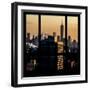 View from the Window - One World Trade Center at Sunset-Philippe Hugonnard-Framed Photographic Print