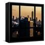 View from the Window - One World Trade Center at Sunset-Philippe Hugonnard-Framed Stretched Canvas