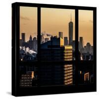 View from the Window - One World Trade Center at Sunset-Philippe Hugonnard-Stretched Canvas