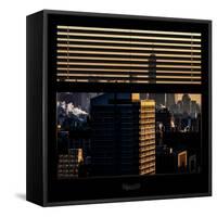 View from the Window - One World Trade Center at Sunset-Philippe Hugonnard-Framed Stretched Canvas