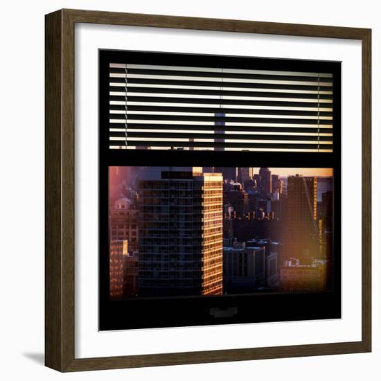 View from the Window - One World Trade Center at Sunset-Philippe Hugonnard-Framed Photographic Print