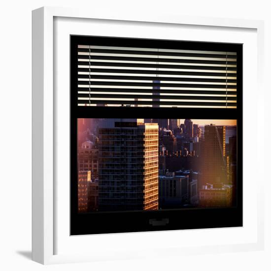 View from the Window - One World Trade Center at Sunset-Philippe Hugonnard-Framed Photographic Print