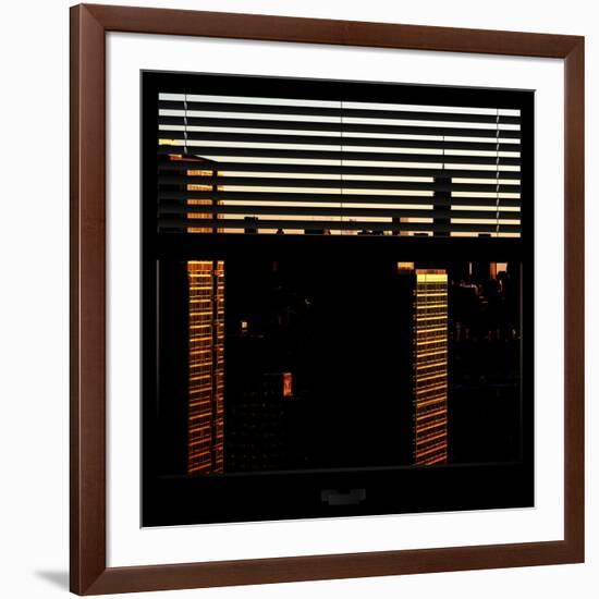 View from the Window - One World Trade Center at Sunset-Philippe Hugonnard-Framed Photographic Print