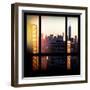 View from the Window - One World Trade Center at Sunset-Philippe Hugonnard-Framed Photographic Print