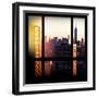 View from the Window - One World Trade Center at Sunset-Philippe Hugonnard-Framed Photographic Print