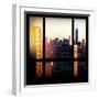 View from the Window - One World Trade Center at Sunset-Philippe Hugonnard-Framed Photographic Print