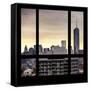 View from the Window - One World Trade Center-Philippe Hugonnard-Framed Stretched Canvas