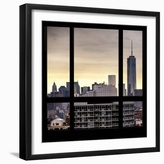 View from the Window - One World Trade Center-Philippe Hugonnard-Framed Photographic Print