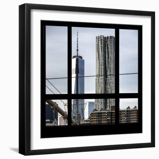 View from the Window - One World Trade Center-Philippe Hugonnard-Framed Photographic Print