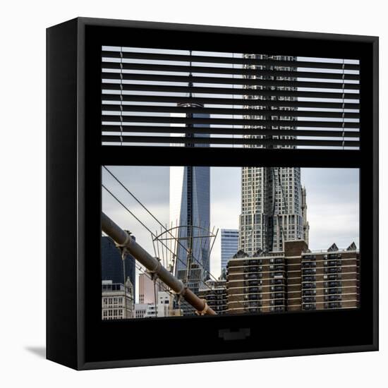 View from the Window - One World Trade Center-Philippe Hugonnard-Framed Stretched Canvas