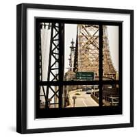 View from the Window - Queensboro Bridge Traffic-Philippe Hugonnard-Framed Photographic Print