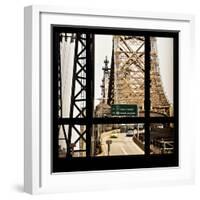 View from the Window - Queensboro Bridge Traffic-Philippe Hugonnard-Framed Photographic Print