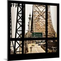 View from the Window - Queensboro Bridge Traffic-Philippe Hugonnard-Mounted Photographic Print