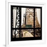 View from the Window - Queensboro Bridge Traffic-Philippe Hugonnard-Framed Photographic Print